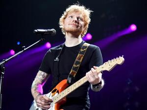 Ed Sheeran performs at KIIS FM's Jingle Ball 2014 at the Staples Center in Los Angeles, California. (AFP/ File)