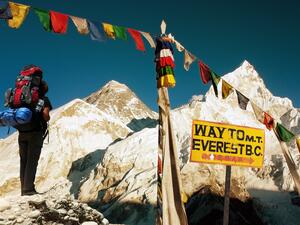 Evening view of Everest (Shutterstock)	