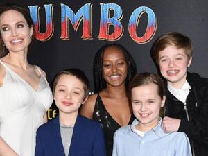 أنجلينا جولي وأطفالها 