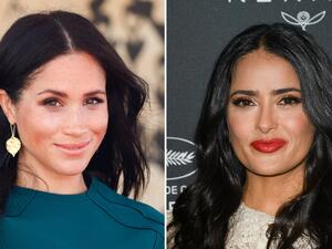 سلمى حايك وميغان ماركل 