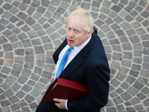 British Prime Minister Boris Johnson walks towards his meeting in Biarritz, south-west France, on the third day of the annual G7 Summit. (AFP/ File Photo)