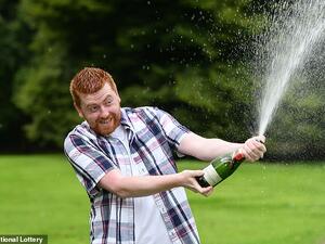 Amazon worker Dean Weymes hadn't bothered to check his numbers on the evening of the competition and arrived to work as normal at 7am on July 30. (Daily Mail)