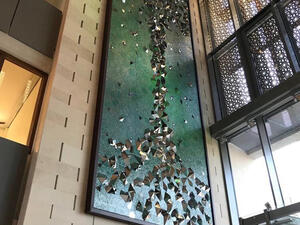 “Tree of Life”, a conceptual tableau created by two Iranian artists  (tehrantimes)