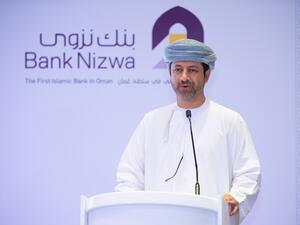 Sheikh Khalid Abdullah Al Khalili, Chairman of Bank Nizwa during the event.