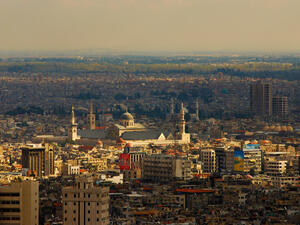 View from high to new and old Damascus (Shutterstock)	