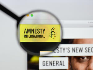 Amnesty International website homepage (Shutterstock)	