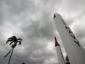 A US Navy missile at the Pearl Harbor site in Oahu, Hawaii.  (Shutterstock/ File Photo)