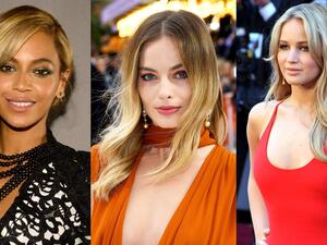 جينيفر لورانس ومارغوت روبي وبيونسيه