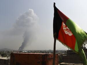 Smoke rises from the site of an attack after a massive explosion the night before near the Green Village in Kabul on September 3, 2019. (AFP/ File Photo)
