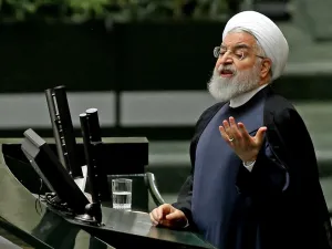 Iran's President Hassan Rouhani addresses parliament in the capital Tehran on September 3, 2019. (AFP/ File Photo)