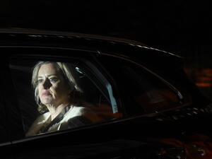 Britain's Work and Pensions Secretary and Women's minister Amber Rudd leaves the Houses of Parliament  (AFP)