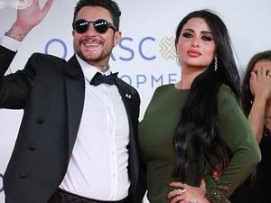 أحمد الفيشاوي وزوجته ندى الكامل