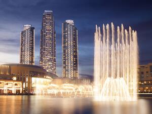 The three-tower hotel and serviced residences development in Downtown Dubai offers direct access to The Dubai Mall and boasts spectacular views of Burj Khalifa and The Dubai Fountain