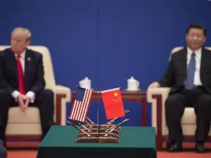 US President Donald Trump with China counterpart President Xi. (AFP/ File Photo)