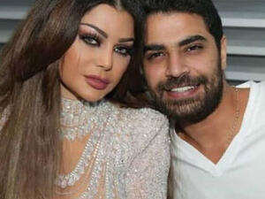Haifa Wehbe and Mohammed Waziri denied their emotional attachment without clarifying things or commenting clearly Source lahamag Instagram