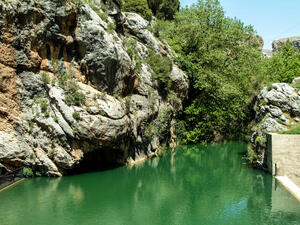 A Beqaa cistern, part of the water collection system of the Nahr-Litani Basin of the Beqaa. (Shutterstock/ File Photo)