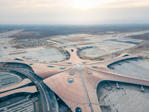 Beijing Daxing International Airport is under construction. (Shutterstock/ File Photo)