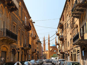 Gemmayzeh looking towards downtown, Beirut (Shutterstock)	