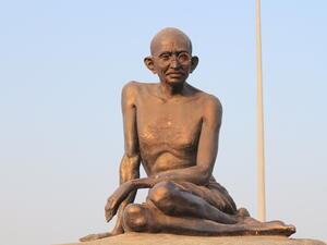 The monument of Mahatma Gandhi in Malpe, South India. (Shutterstock/ File Photo)