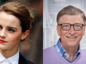 بيل غيتس وإيما واتسون