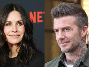 ديفيد بيكهام وكورتيني كوكس