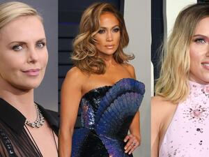 سكارليت جونسون وجينيفر لوبيز وتشارلز ثيرون