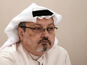 Saudi journalist Jamal Khashoggi attends a press conference in the Bahraini capital Manama. (AFP/ File Photo)