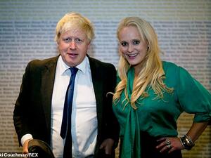 Boris Johnson and Jennifer Arcuri pictured together on October 14, 2014. The PM is facing intense scrutiny about their relationship. (Daily Mail)