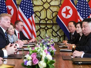 The summit between US President Donald Trump and North Korea’s leader Kim Jong-un ended with no deal. (AFP)
