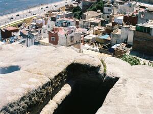 Phoenician tombs overlooking the strait (Twitter)