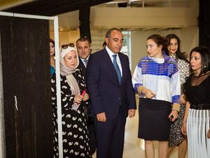 Amman Mayor Yousef Shawarbeh launched the third edition of Amman Design Week (Twitter)