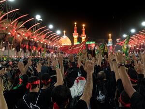The eve of Arbaeen in Karbala (Twitter)