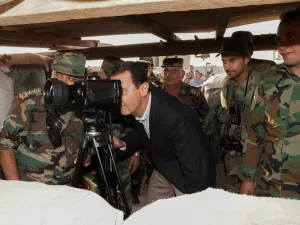President Bashar al-Assad visits Syrian Army in Idlib countryside (Twitter)