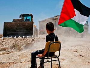 Bulldozers it uses to demolish Palestinian homes and communities  (Twitter)