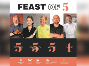 نظمت مجموعة ماريوت الدولية في الأردن حدث “Feast of Five” بالتعاون مع مشروع الطهاة الدبلوماسي