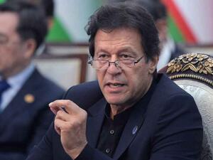 Pakistani Prime Minister Imran Khan attends a meeting of the Shanghai Cooperation Organization (SCO) Council of Heads of State in Bishkek on June 14, 2019. (AFP/File)