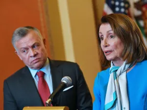 House Speaker Nancy Pelosi, right, said Saturday's visit came at 'a critical time for the security and stability of the region'. (AFP/ File Photo)