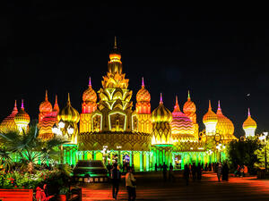 Main entrance to Global Village in Dubai, UAE. (Shutterstock/ File Photo)