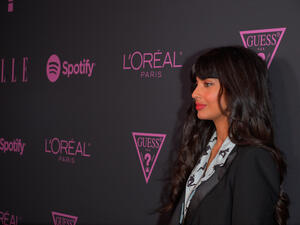 Jameela Jamil attends ELLE, Women in Music presented by Spotify and hosted by Nina Garcia. (Shutterstock/ File Photo)