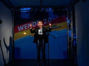 Bjoern Hoecke, top co-candiate for Thuringian state elections of the far-right AfD (Alternative for Germany) party (Twitter)