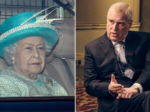 الأمير أندرو والملكة إليزابيث