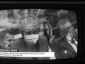 Extinction Rebellion is aiming to scoop the coveted Christmas number one slot with its debut song about climate change. It features a doctored video of former Prime Minister Theresa May addressing the commons with a 'breaking news' banner underneath with the words: 'Government agrees to do absolutely nothing to avert environmental catastrophe' (dailymail)