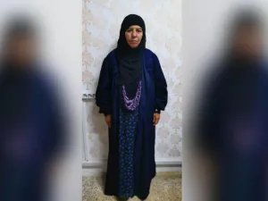 A photo handout provided by Turkish officials, of who they say is Rasmiya Awad, the sister of slain ISIS leader Abu Bakr al-Baghdadi. (Credit: Handout/Turkish Security Officials)