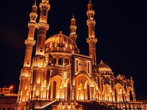 Heydar Mosque, the largest mosque in Azerbaijan  (Twitter)