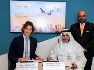 Jazeera Airways Signs Flight Hour Services Agreement With Airbus at Dubai Airshow 2019