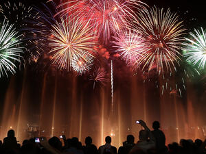 UAE National Day Fireworks