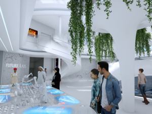 Emirates begun construction of its pavilion earlier this year. With the foundations completed, the airline is currently finalising the building's steel structure.