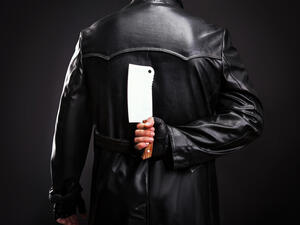 Video captured a man walking through Tesco in Leicester with the meat cleaver. (Shutterstock/ File Photo)