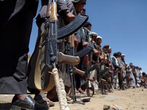 Houthi rebels in Yemen (Twitter)