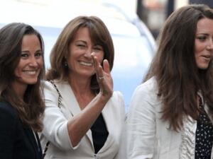 كيت ميدلتون ووالدتها كارول وشقيقتها بيبا